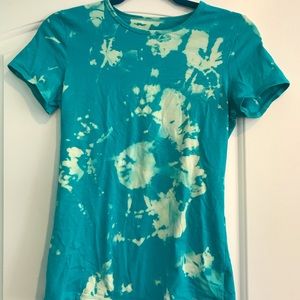 Calvin Klein reverse tie dye t shirt teal